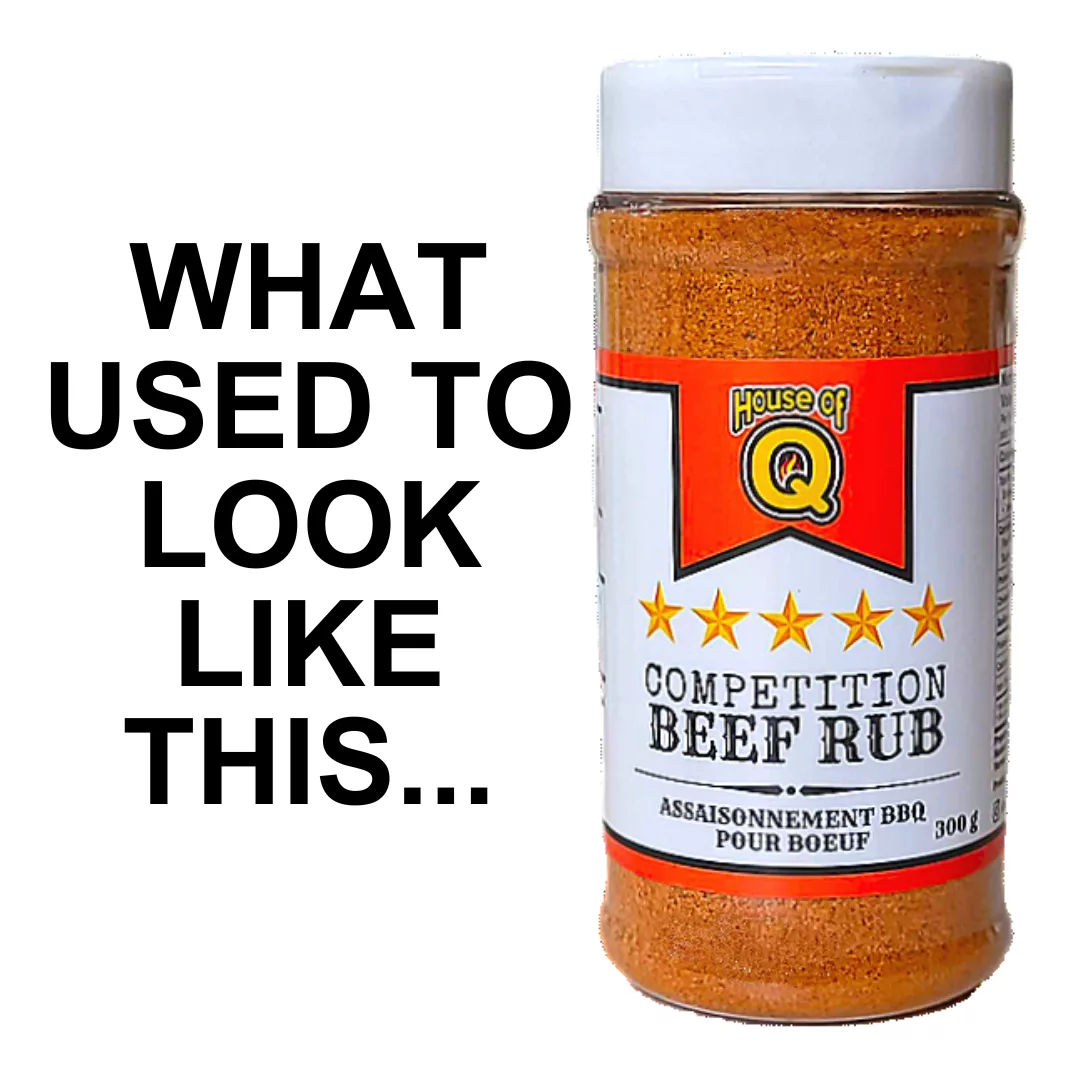 Competition Beef Rub 2 BR used to look like