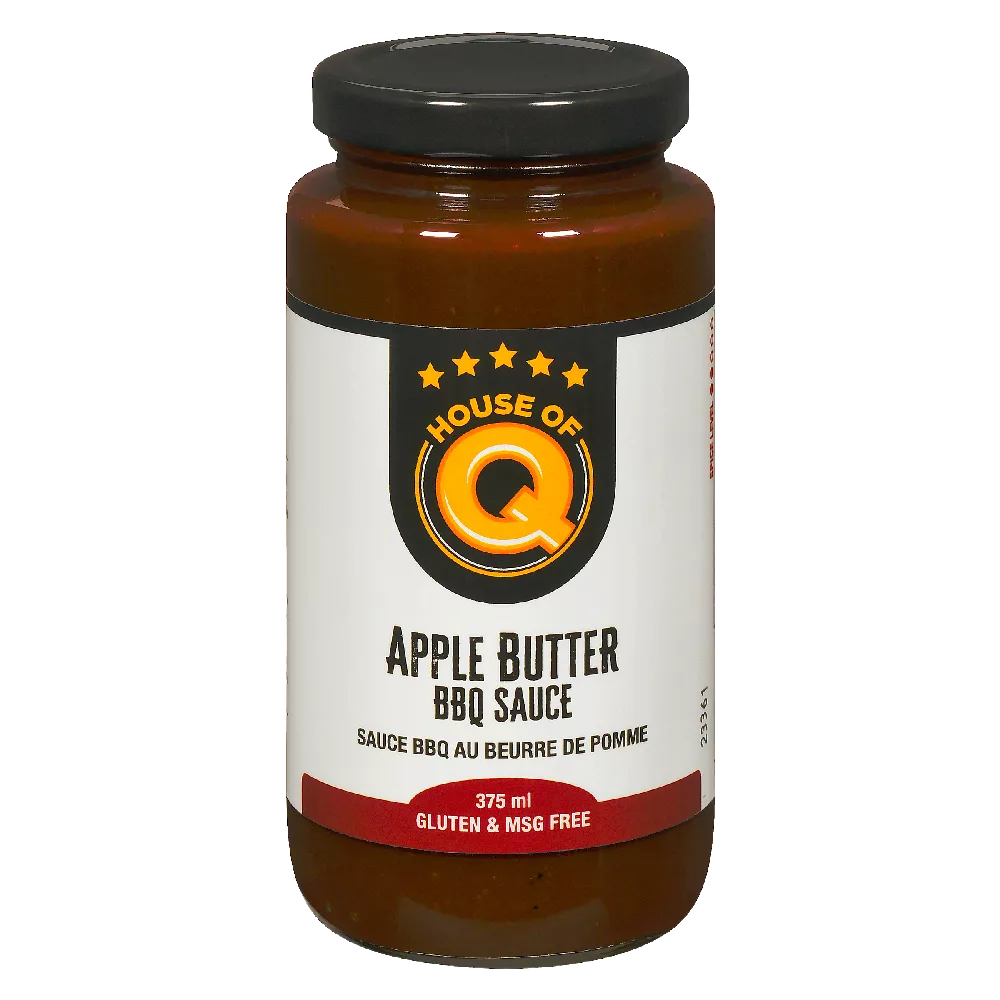 Apple Butter BBQ Sauce Centre label