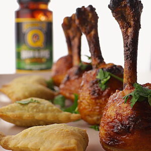 Angry chicken plated 1