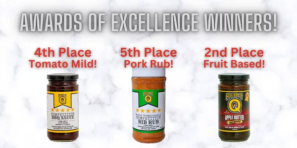 Apple Butter BBQ Sauce Comes Home With Big Award 2 NBBQA 2023 Awards for House of Q bbq sauce