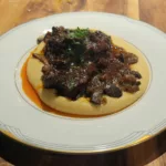 BBQ Braised Beef 2 BBQ braised Beef plated