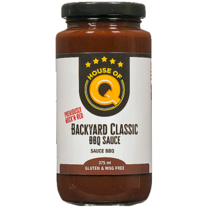 Backyard Classic bbq sauce label front