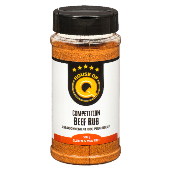 Competition Beef Rub centre label