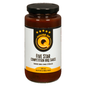 Five Star BBQ Sauce Centre label