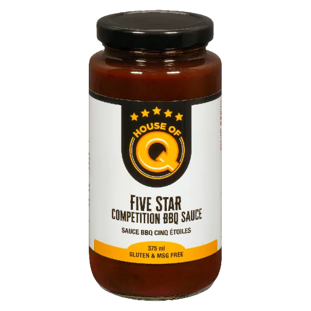 Super-Sized Grills Pack 2 Five Star BBQ Sauce Centre label