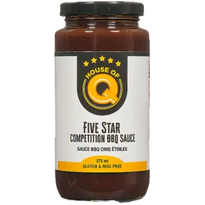 Five Star competition bbq sauce label front
