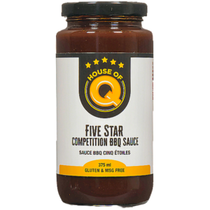 Five Star competition bbq sauce label front