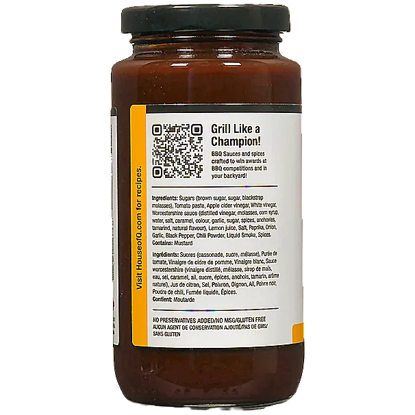 Five Star Competition BBQ Sauce 4 Five Star label left