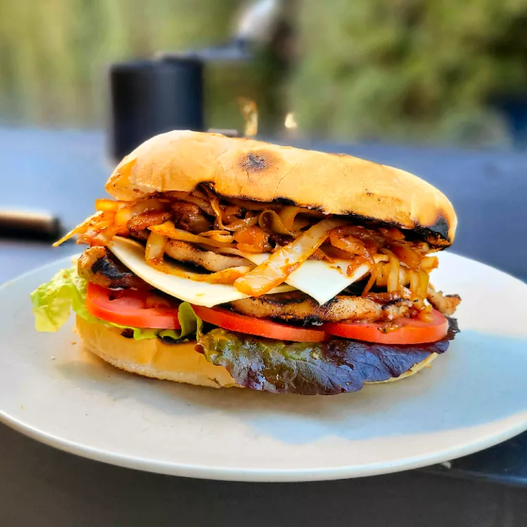 Grilled Schnitzel Sandwich