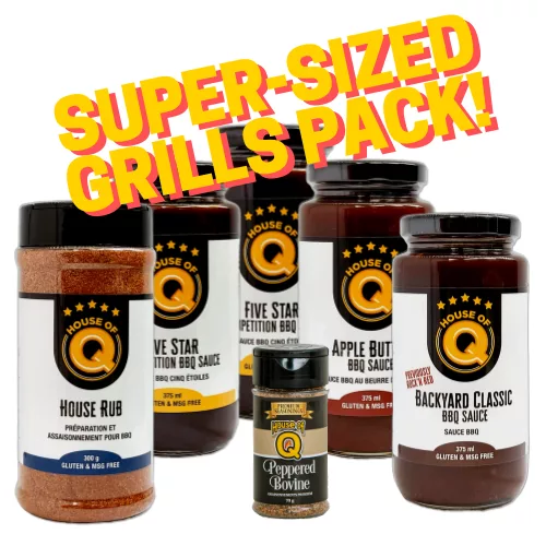 Super-Sized Grills Pack 1 House of Q super sized grills pack