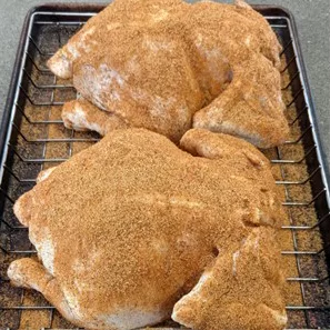 Jeremy Richards juicy chicken brine recipe rubbed chicken