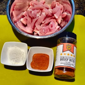 Ginger and Garlic Pork Stir Fry 3 Pork-Prep-Step-1-pork