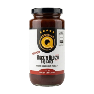 Steve's Delicious BBQ Chicken Burger 9 Rock'n Red 2.0 BBQ Sauce 2026 updated front no background RNR20