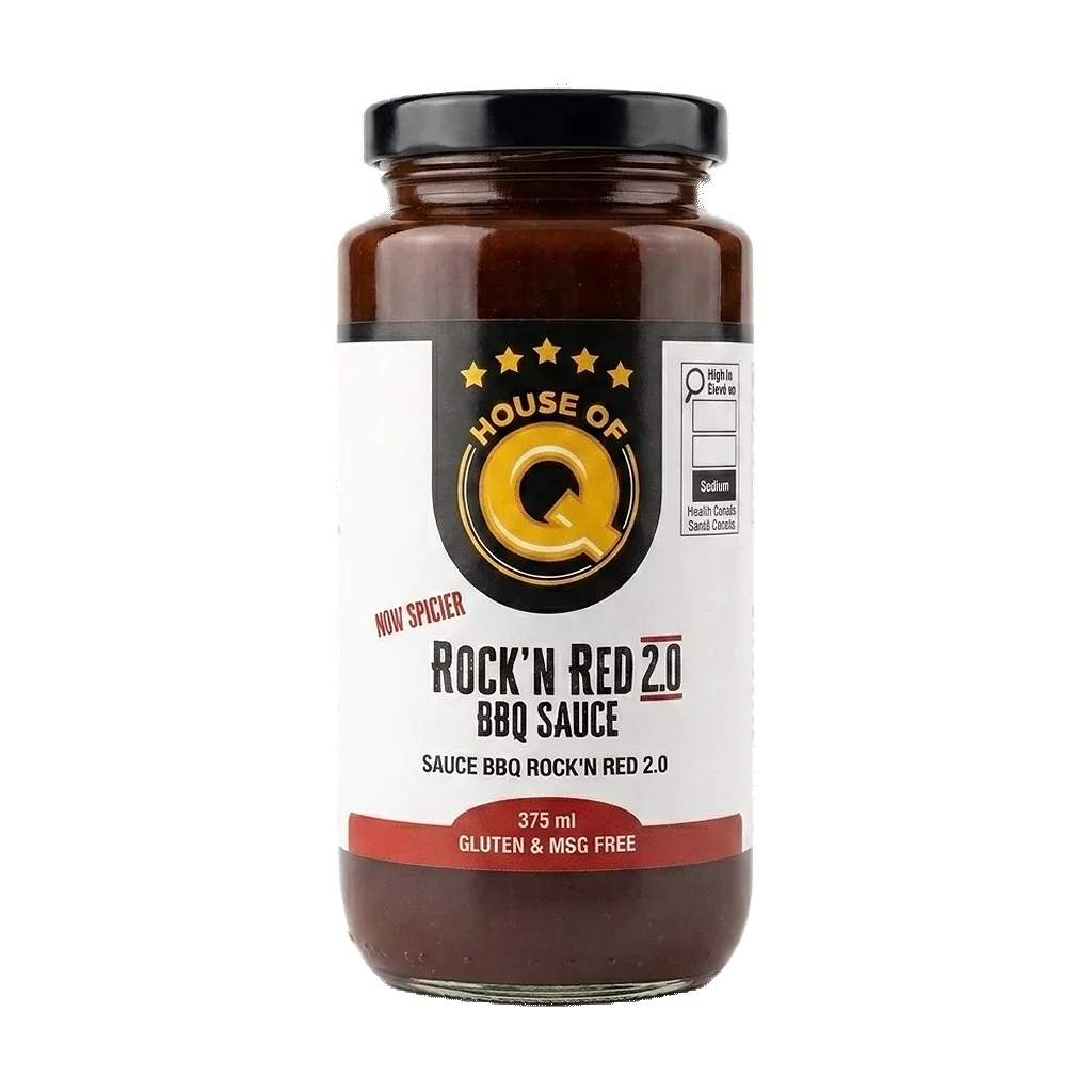 Rock'n Red 2.0 BBQ Sauce 2026 updated front no background RNR20