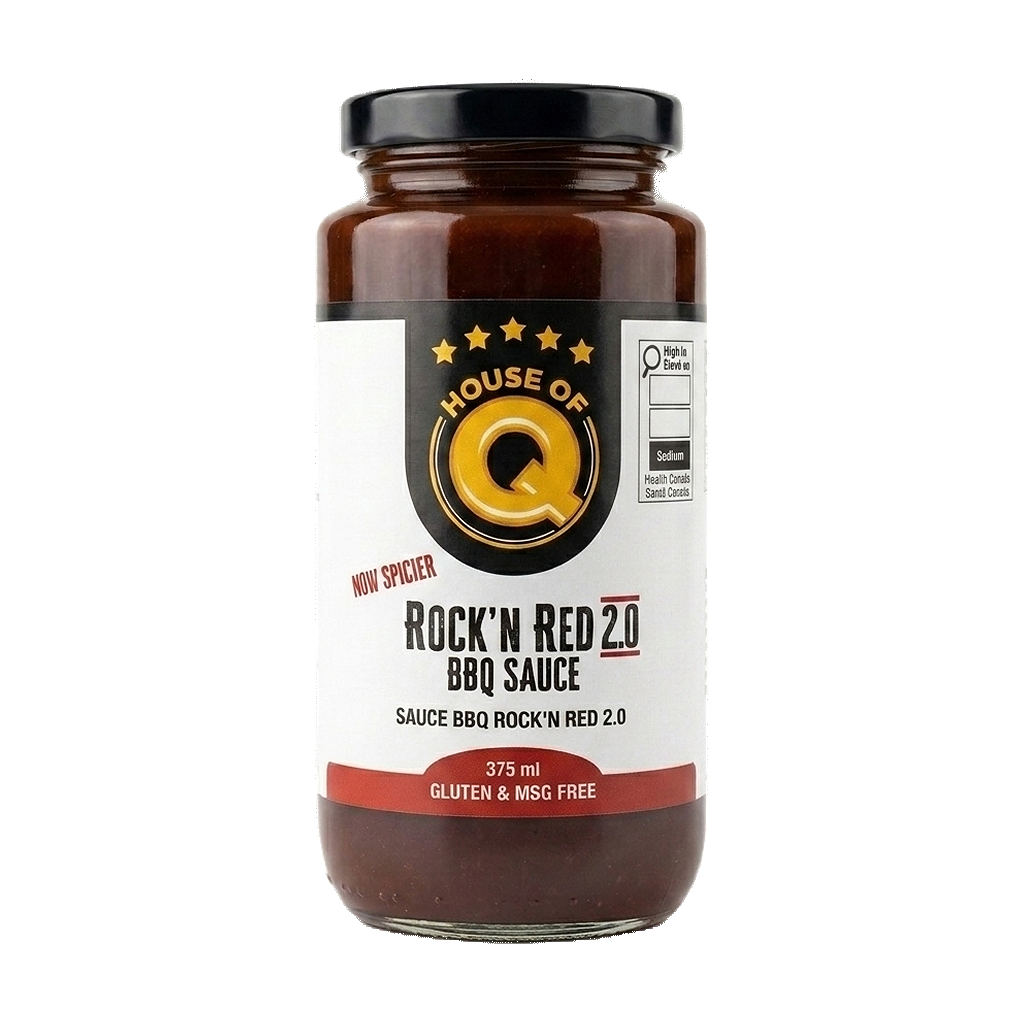 Rock'n Red 2.0 BBQ Sauce 2026 updated front no background RNR20