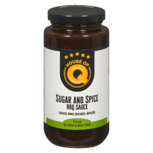 Sugar and Spice BBQ Sauce Centre label