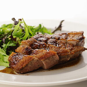 grilled duck breast with sugar and spice bbq sauce