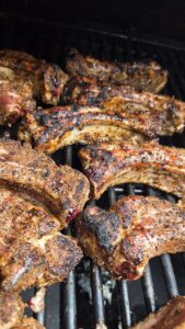 grilled ribs vertical