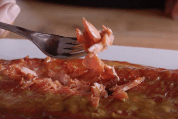 hot smoked salmon with maple mustard glaze